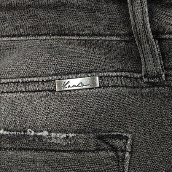 Kancan Black Wash Super Skinny Denim Jeans Style KC9134LG Distressed 15/31 - Picture 10 of 12